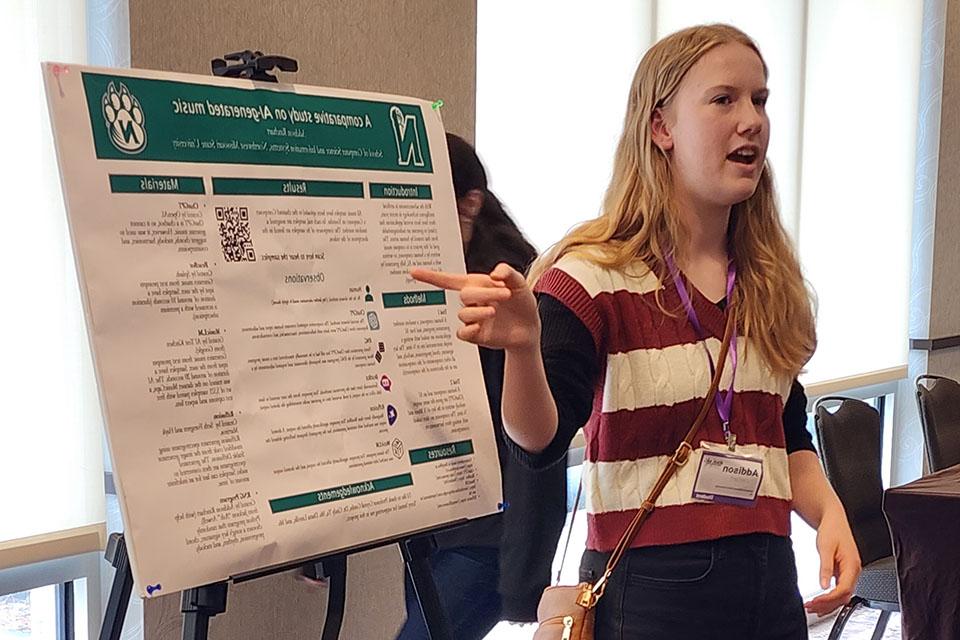 Northwest students receive poster awards at regional computing conference